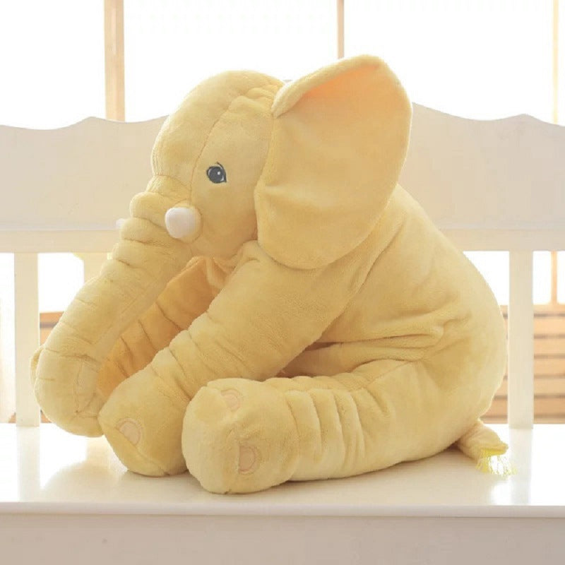 Soft Elephant Plush Toy – Cuddly Stuffed Animal Pillow for Babies & Kids