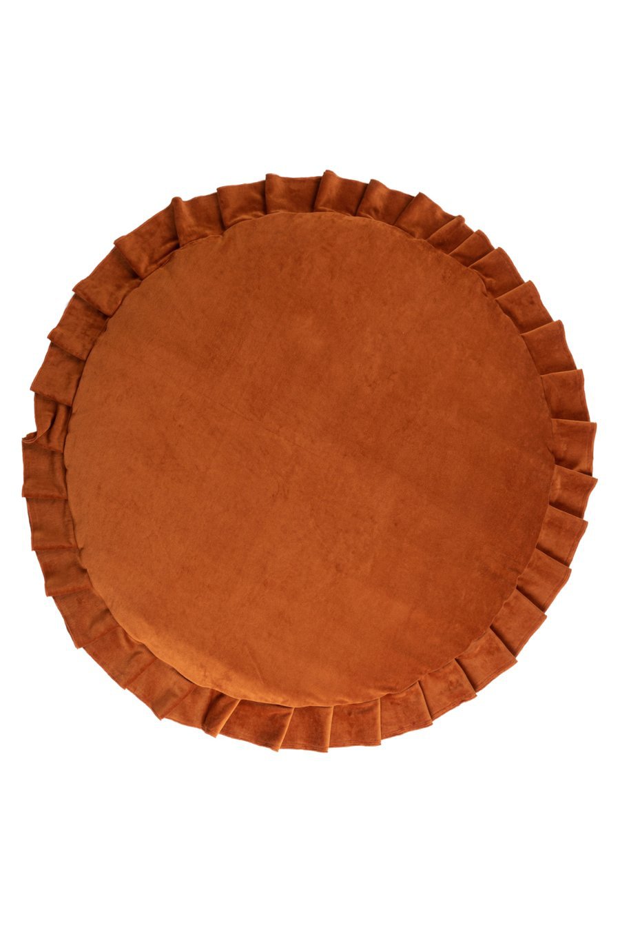Baby Cotton Play Mat – 2cm Thick Round Crawling Pad for Infants & Toddlers