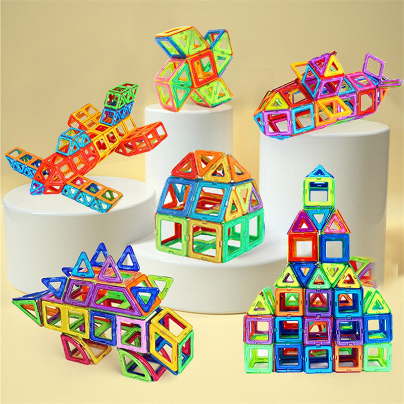 Kids Magnetic Building Blocks – STEM Learning Toy for Creative Play