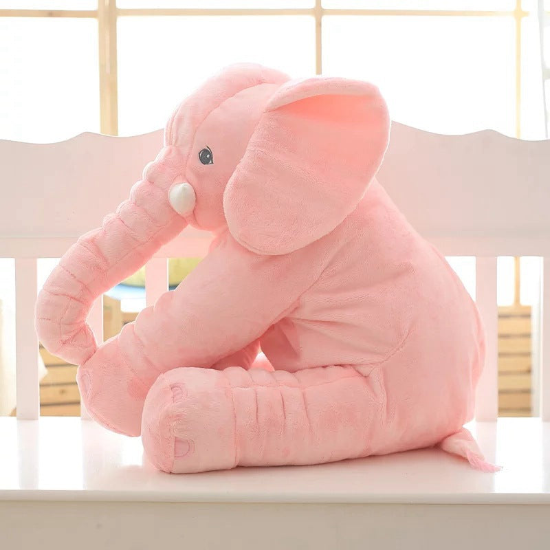 Soft Elephant Plush Toy – Cuddly Stuffed Animal Pillow for Babies & Kids
