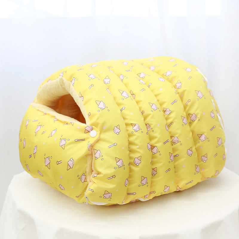 Cat & Dog House – Washable Four-Season Pet Nest in 2 Sizes & 6 Colors