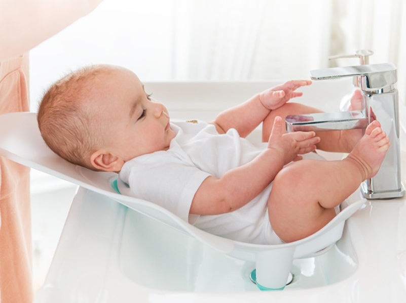 Baby Bathtub – Foldable Non-Slip Infant Bath Seat for Newborns to 18 Months