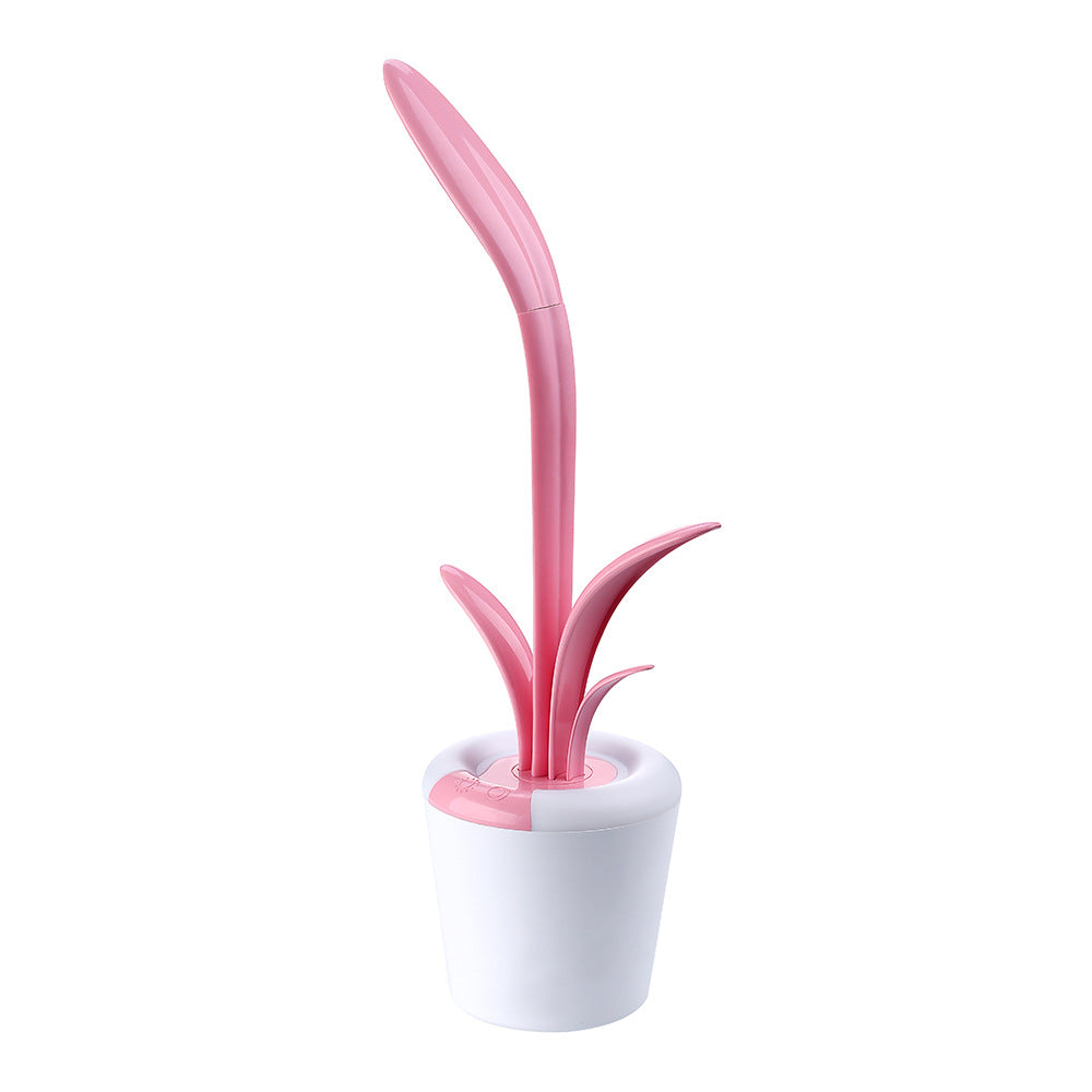 Wireless Touch Plant Lamp – Rechargeable LED Mood Light for Kids & Home Decor