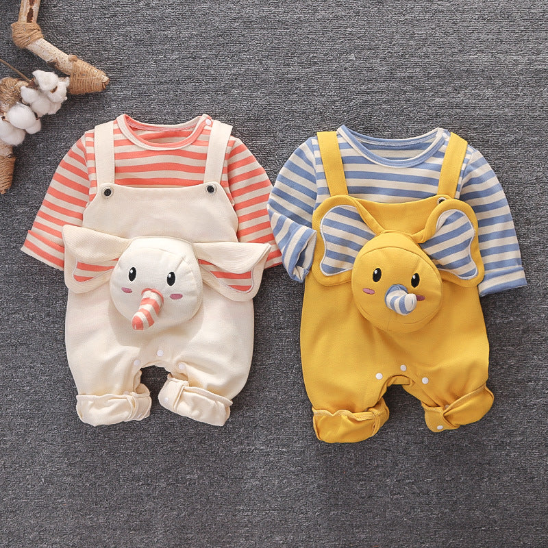 Conjunto de portabebés, ropa de primavera y otoño, traje de dos piezas para bebé y niño.