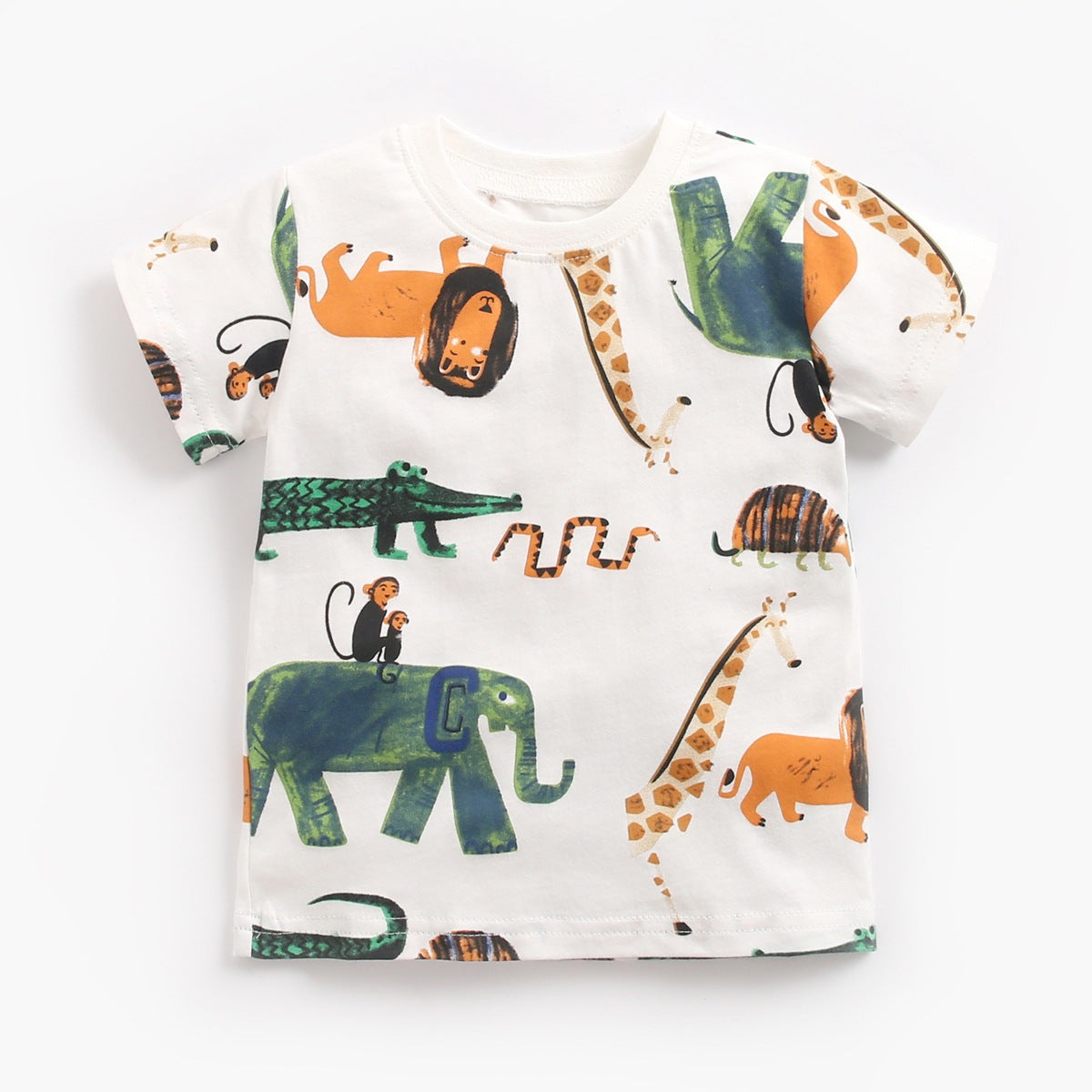 Baby Boy Summer 2-Piece Set – 100% Cotton T-Shirt & Shorts for Infants