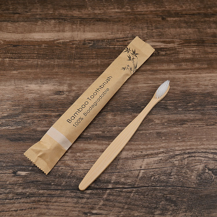 Natural Bamboo Toothbrush Set – Eco-Friendly 10-Pack