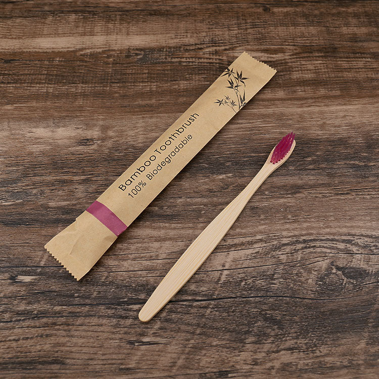 Natural Bamboo Toothbrush Set – Eco-Friendly 10-Pack