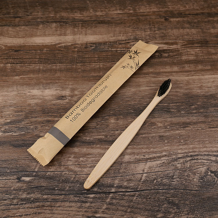 Natural Bamboo Toothbrush Set – Eco-Friendly 10-Pack