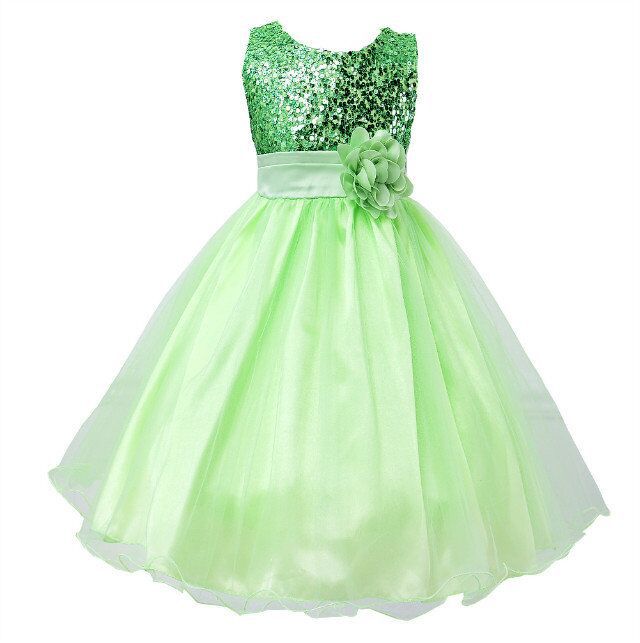 Flower Girl Princess Dress – Tulle Wedding Party Dress for Toddlers & Girls