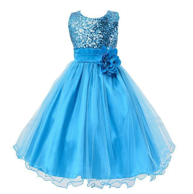 Flower Girl Princess Dress – Tulle Wedding Party Dress for Toddlers & Girls