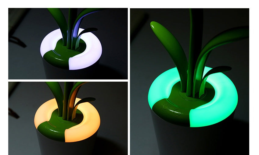 Wireless Touch Plant Lamp – Rechargeable LED Mood Light for Kids & Home Decor