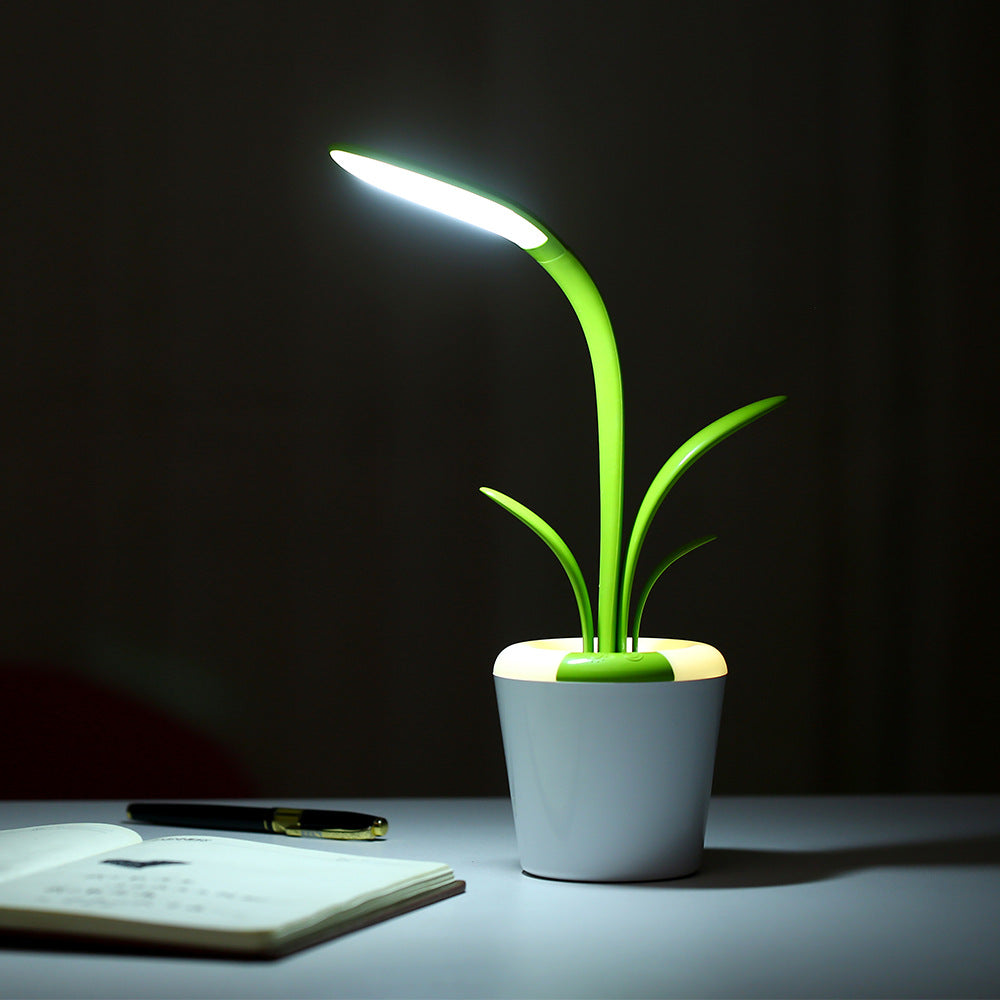 Wireless Touch Plant Lamp – Rechargeable LED Mood Light for Kids & Home Decor