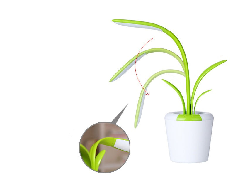 Wireless Touch Plant Lamp – Rechargeable LED Mood Light for Kids & Home Decor