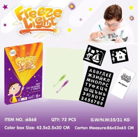 3D Magic Light Drawing Pad – LED Glow Sketch Board for Kids