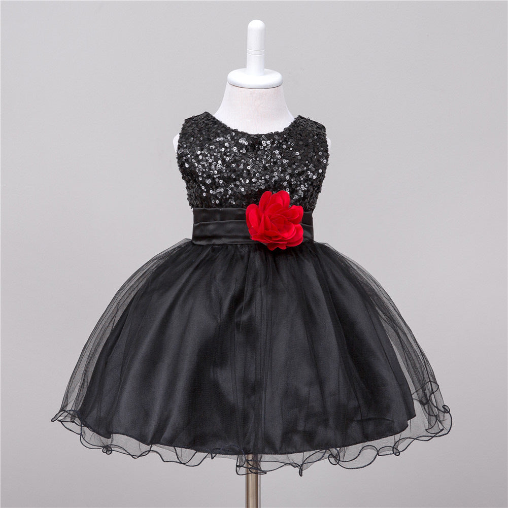 Flower Girl Princess Dress – Tulle Wedding Party Dress for Toddlers & Girls
