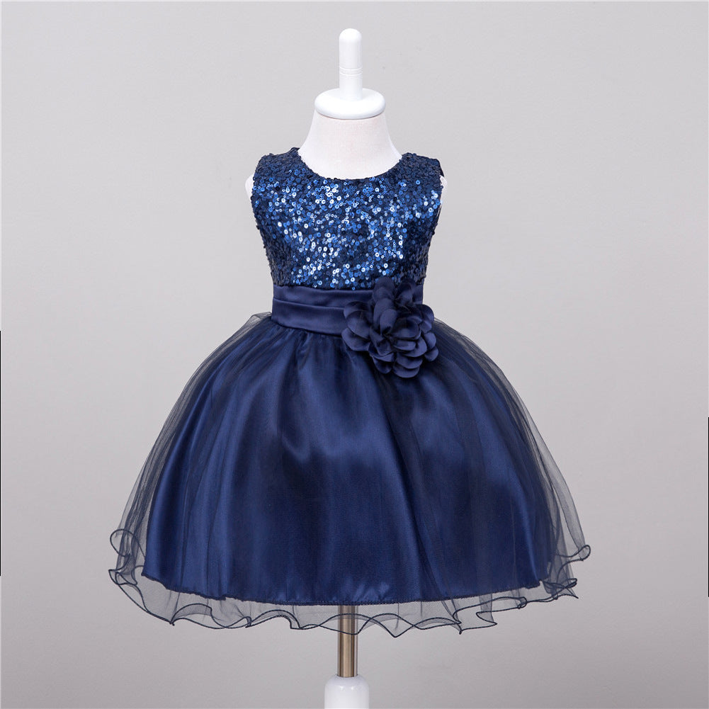 Flower Girl Princess Dress – Tulle Wedding Party Dress for Toddlers & Girls