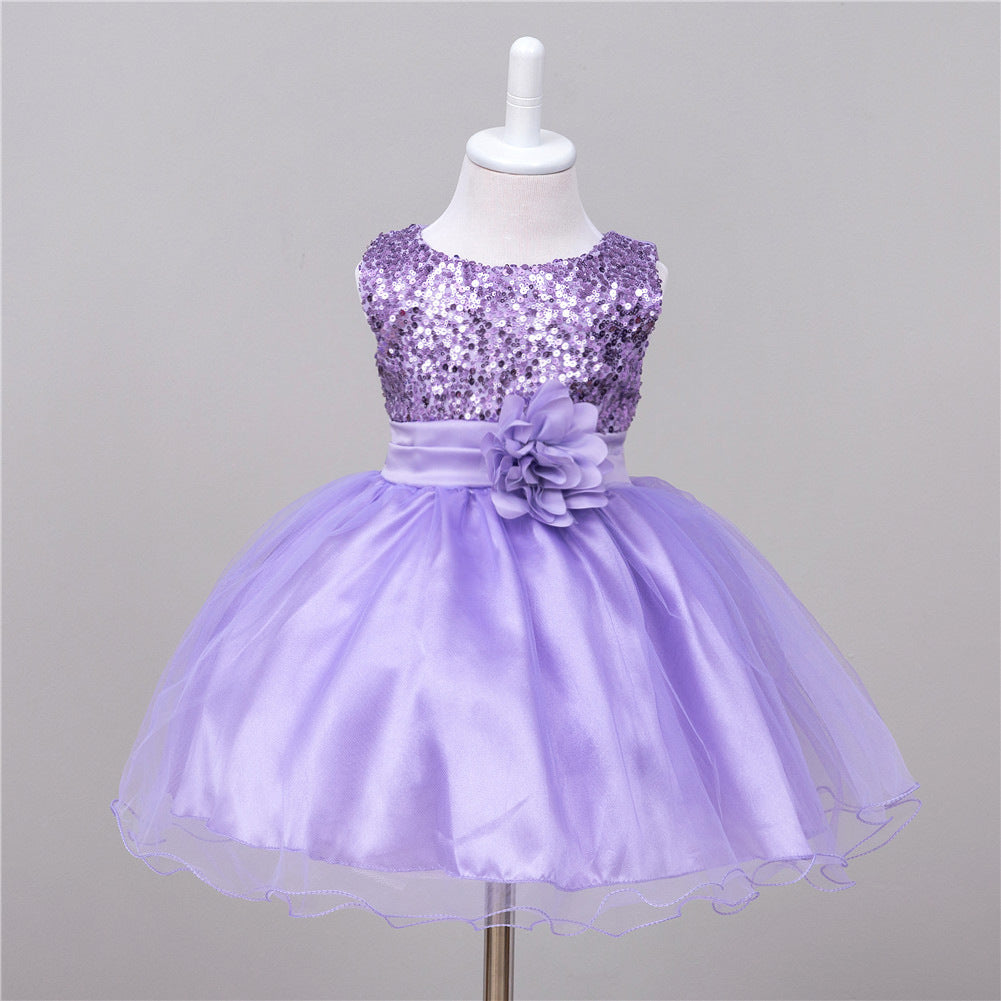 Flower Girl Princess Dress – Tulle Wedding Party Dress for Toddlers & Girls