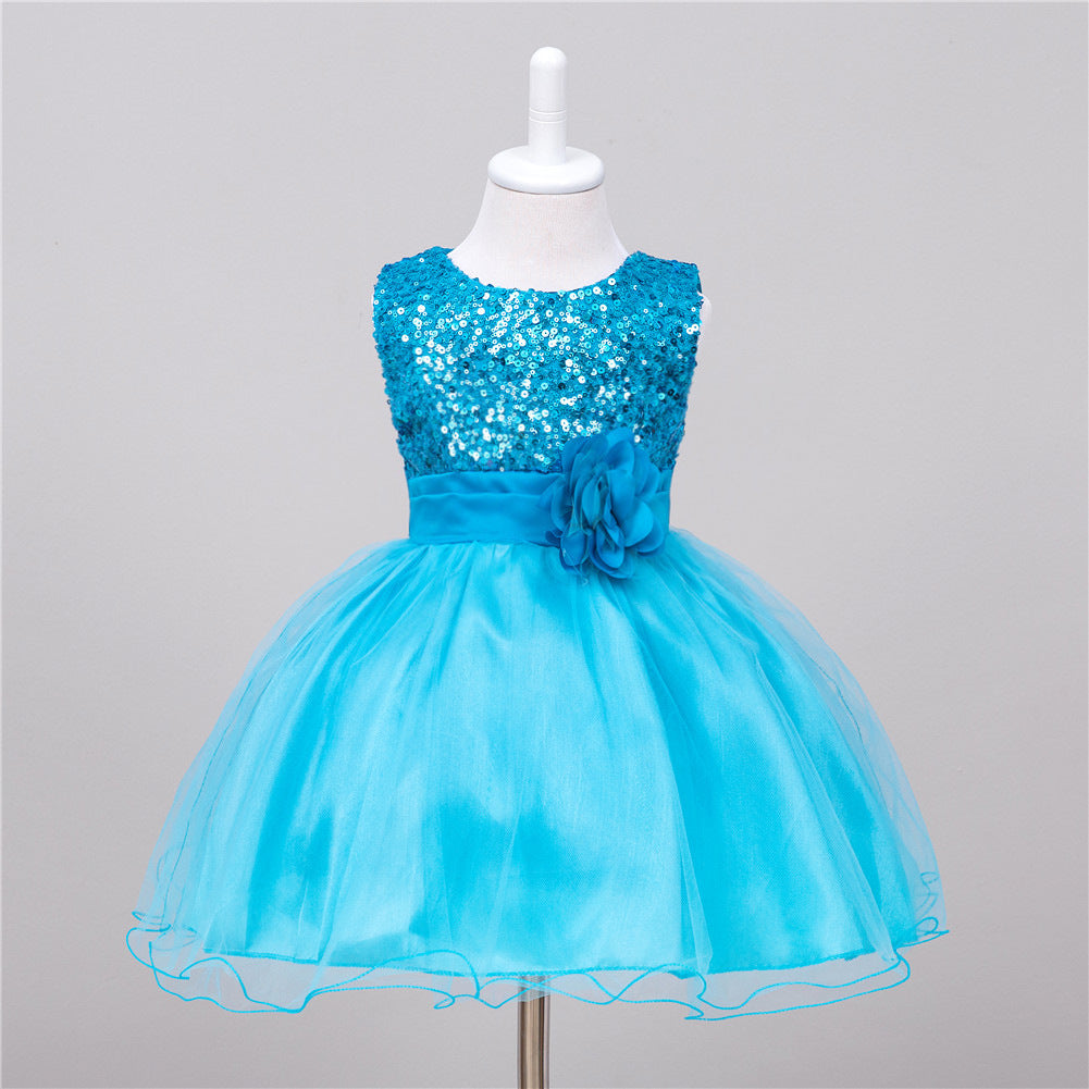 Flower Girl Princess Dress – Tulle Wedding Party Dress for Toddlers & Girls