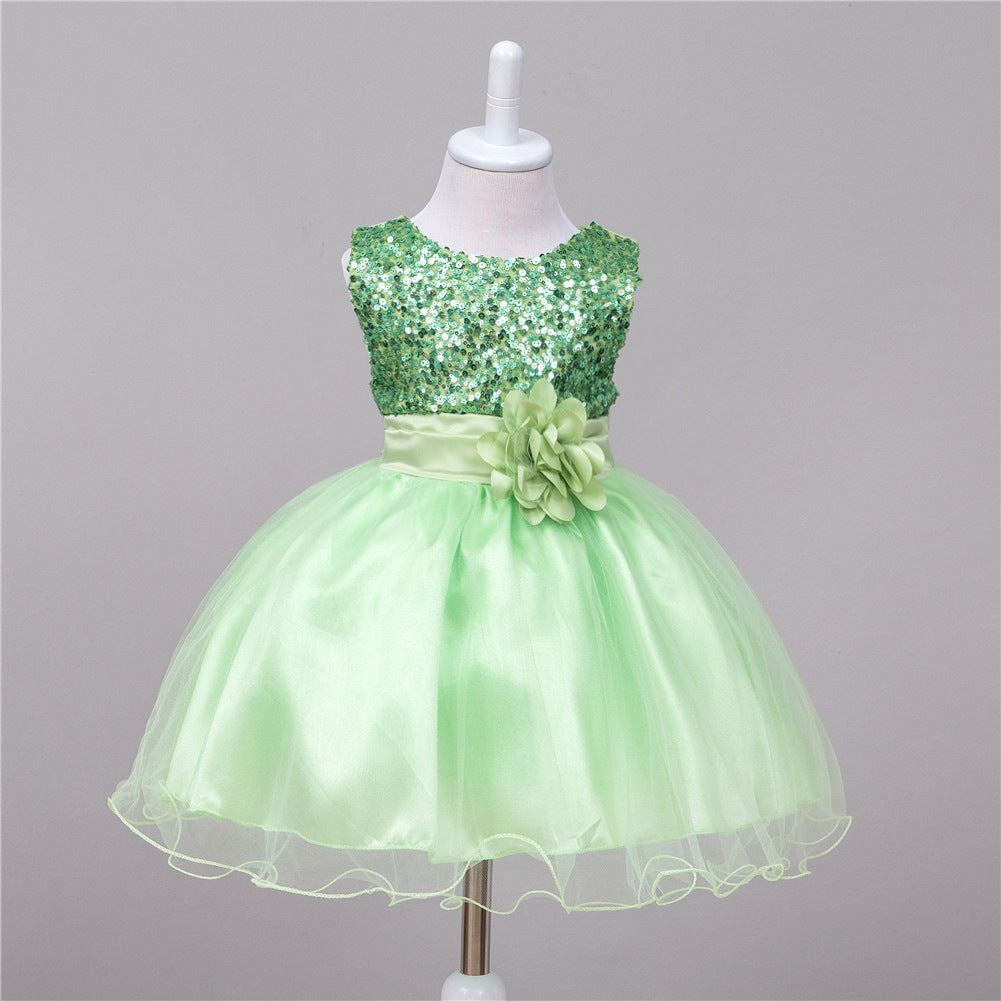 Flower Girl Princess Dress – Tulle Wedding Party Dress for Toddlers & Girls