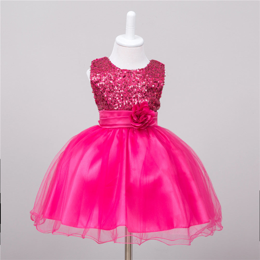 Flower Girl Princess Dress – Tulle Wedding Party Dress for Toddlers & Girls
