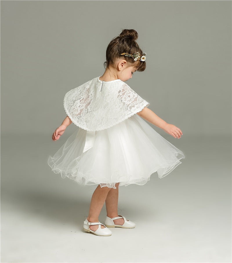 Baby Girl Fluffy Dress Set – Soft Silk & Cotton Two-Piece Outfit for Infants & Toddlers