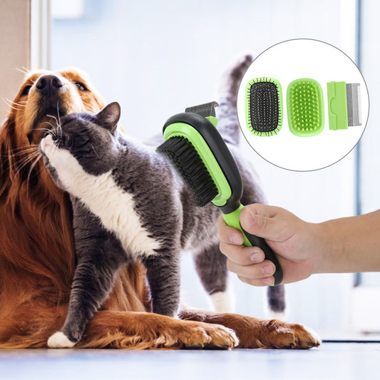 5-in-1 Pet Grooming Comb Set – Complete Cleaning Kit for Cats & Dogs