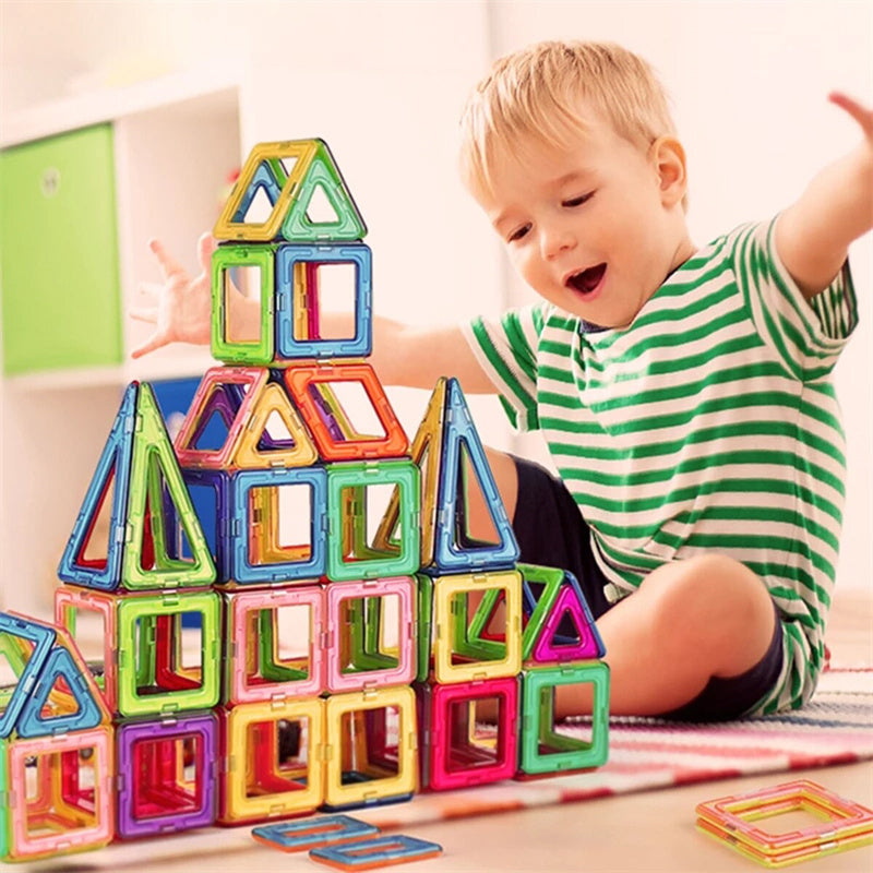 Kids Magnetic Building Blocks – STEM Learning Toy for Creative Play