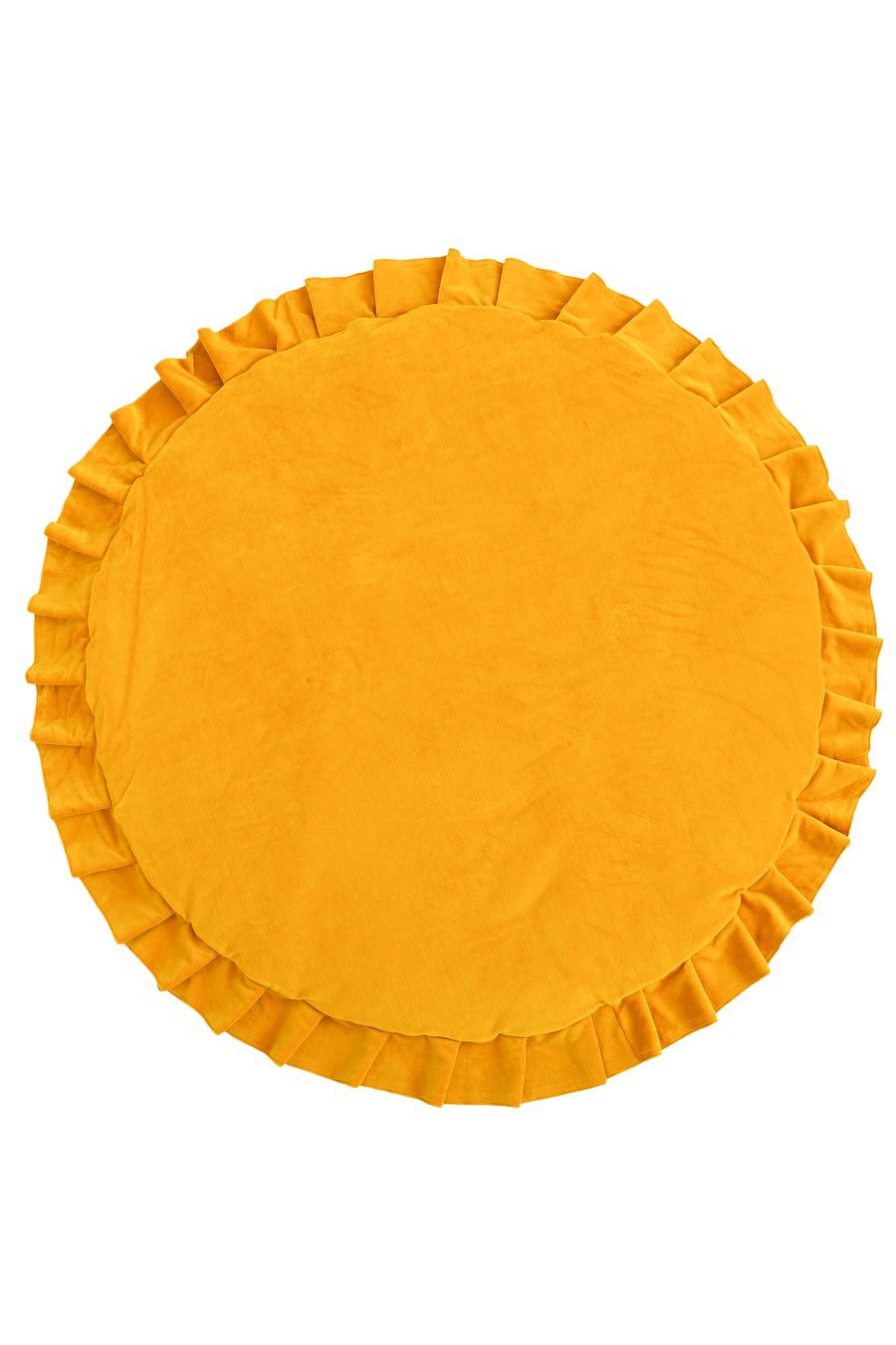 Baby Cotton Play Mat – 2cm Thick Round Crawling Pad for Infants & Toddlers