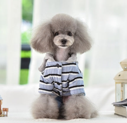 Pet Dog & Cat Clothes – Soft Fabric Four-Leg Outfit for Small to Large Pets