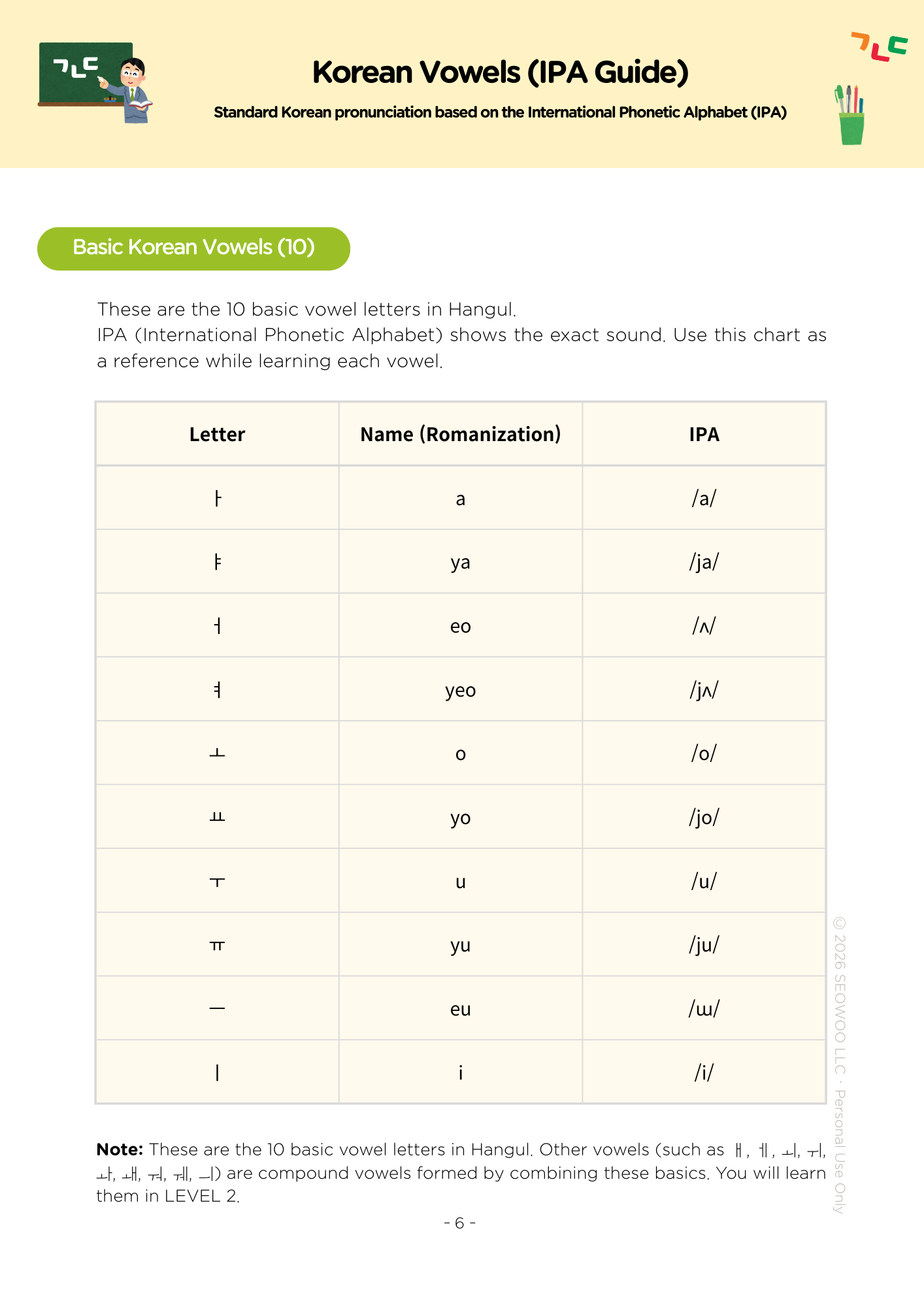 Learn Korean Hangul Course Bundle | Level 1 Textbook + Workbook PDF