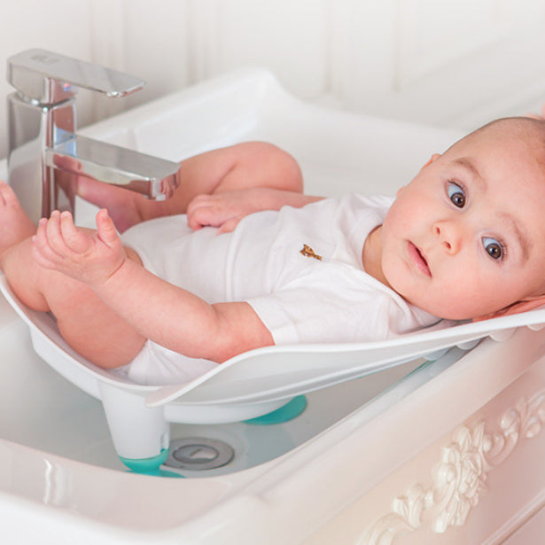 Baby Bathtub – Foldable Non-Slip Infant Bath Seat for Newborns to 18 Months