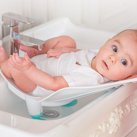 Baby Bathtub – Foldable Non-Slip Infant Bath Seat for Newborns to 18 Months
