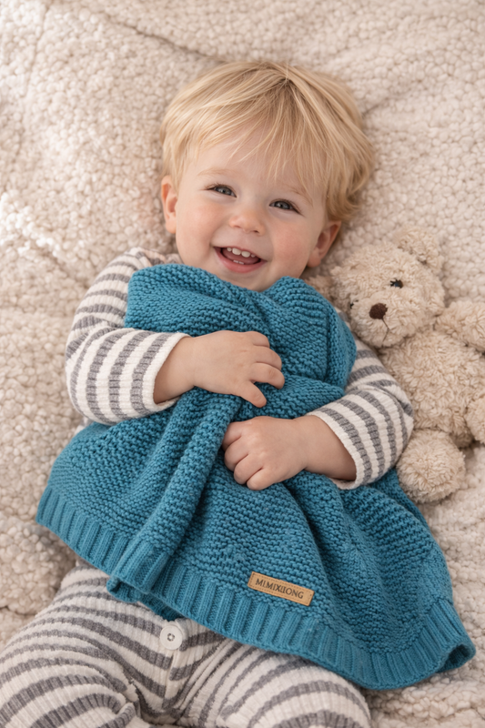 Baby Cotton Blanket – Soft All-Season Cover for Newborns & Infants
