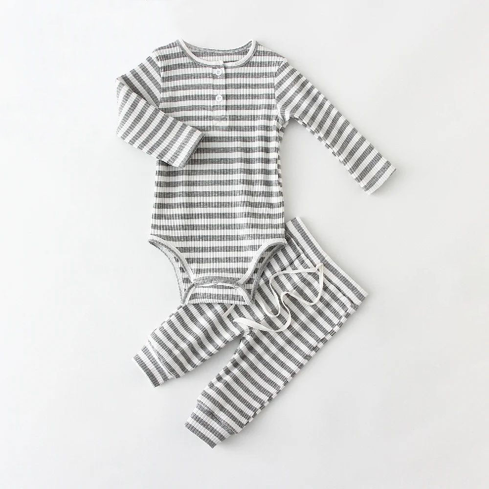 Baby Corduroy Two-Piece Set – Long Sleeve Shirt & Pants Outfit for Infants & Toddlers