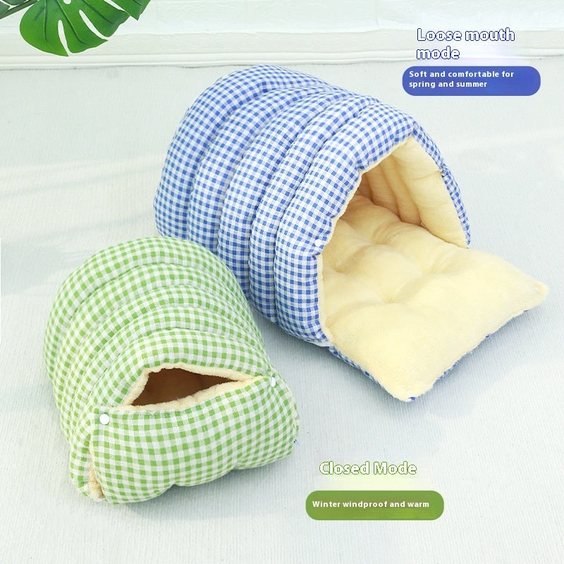 Cat & Dog House – Washable Four-Season Pet Nest in 2 Sizes & 6 Colors
