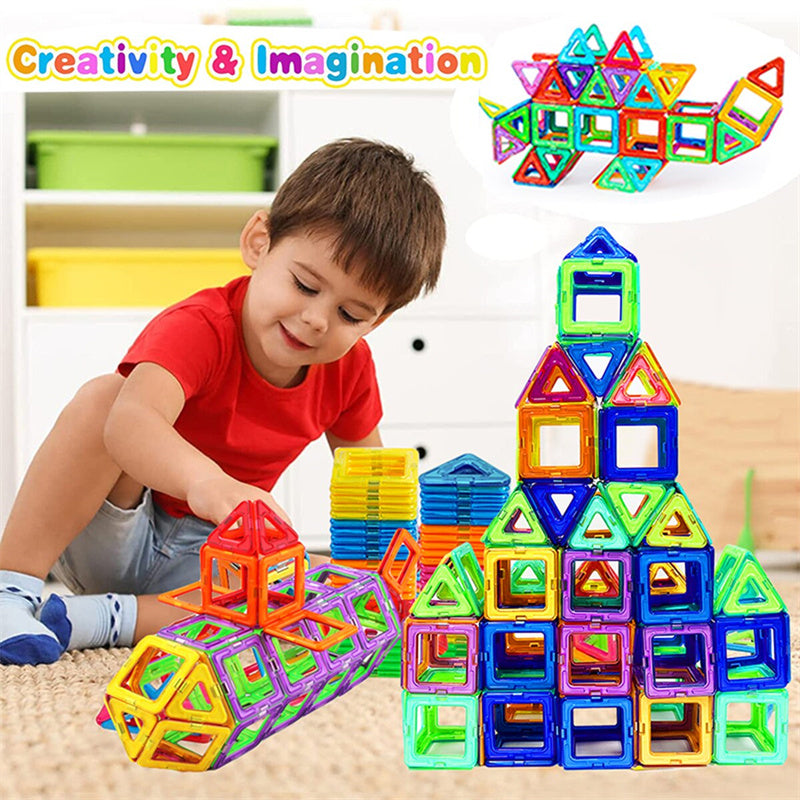 Kids Magnetic Building Blocks – STEM Learning Toy for Creative Play